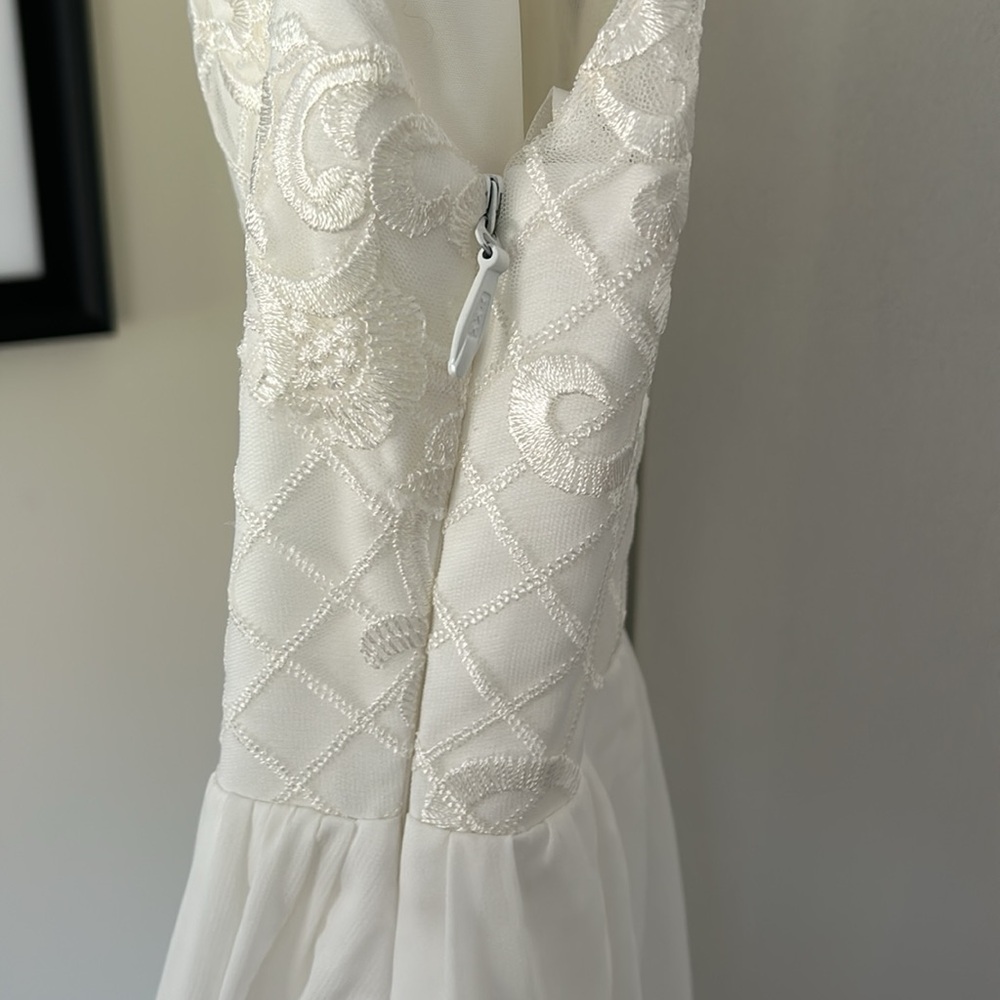 White Formal Dress - Picture 7 of 9